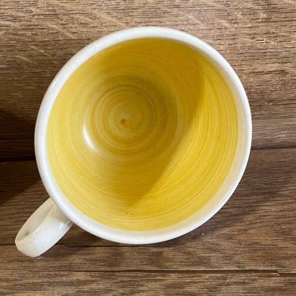 Vintage‎ Franciscan Earthenware HACIENDA GOLD Tea Cups USA Swirl Yellow Speck - Picture 5 of 10